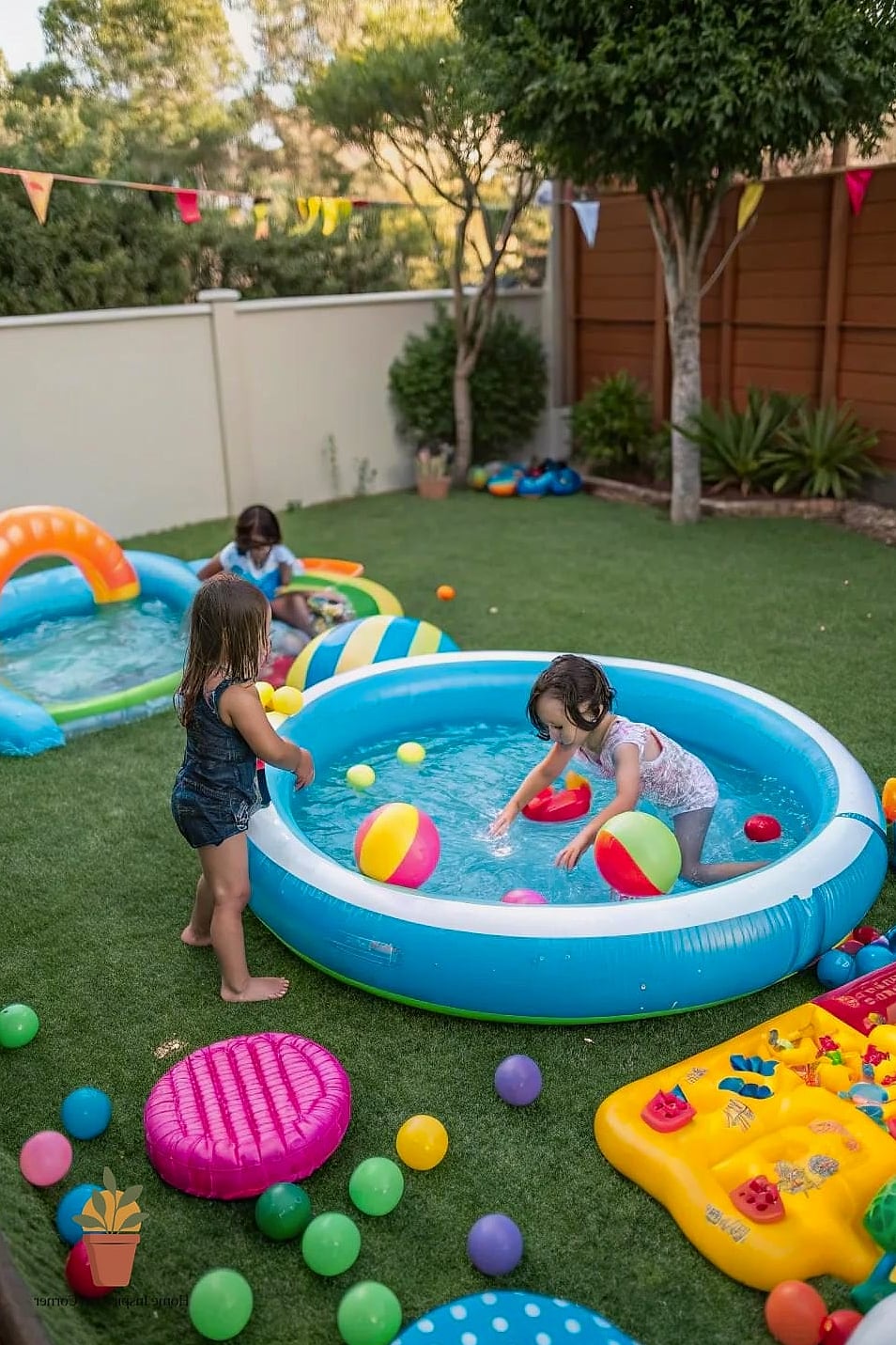 Kid-Friendly Splash Zone with Zoned Play Areas
