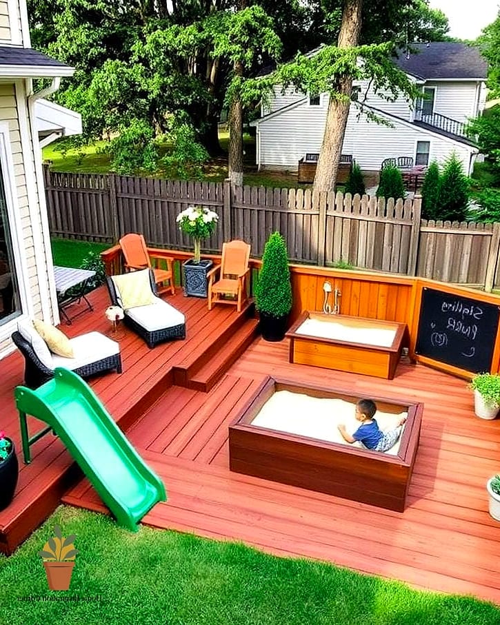 Kids' Play Area With Turf Flooring