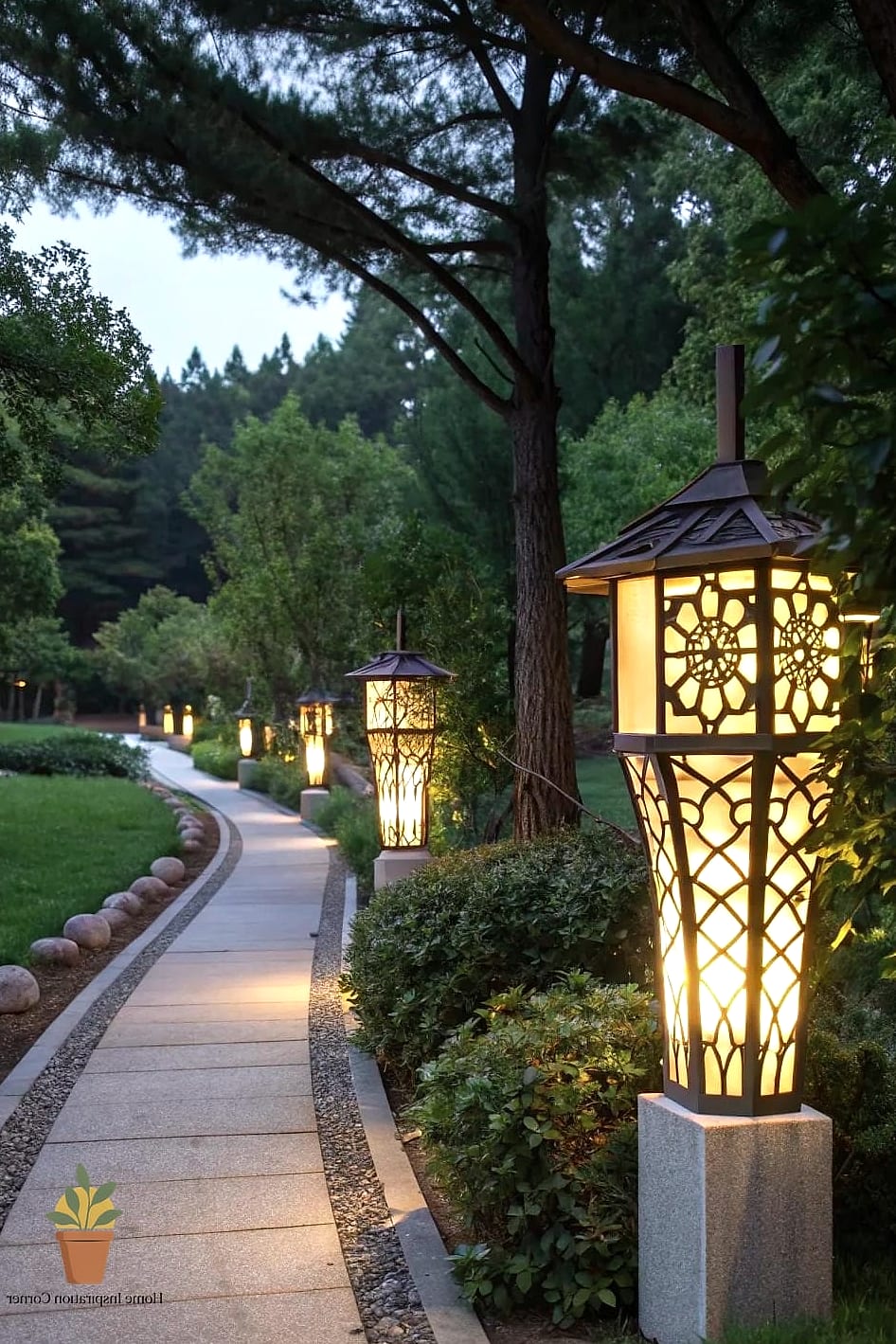 21 Outdoor Lighting Ideas Ideas to Upgrade Your Home This Weekend 4 Lanterns Flanking the Front Door
