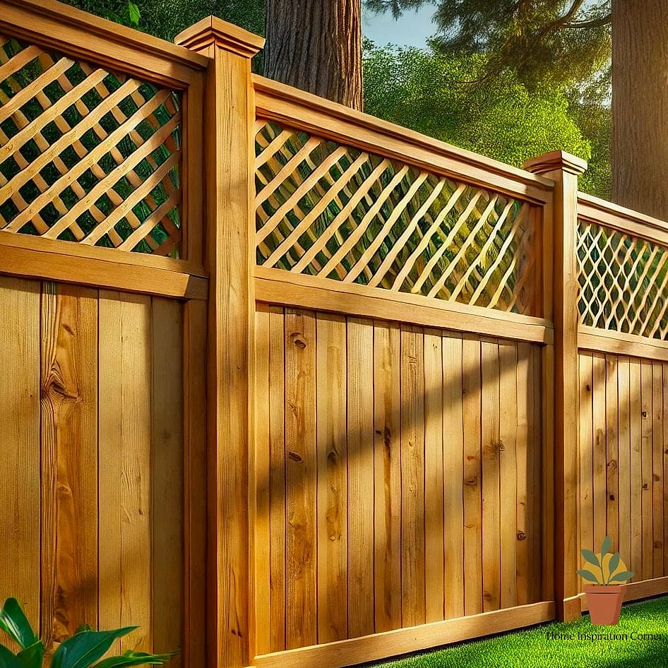 Lattice-Top Fence
