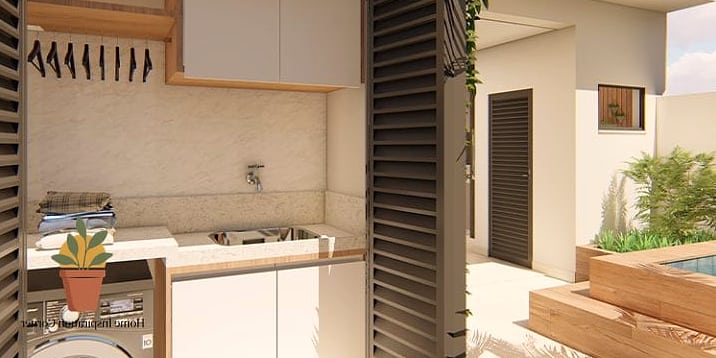 Laundry Room Extension Off the Kitchen