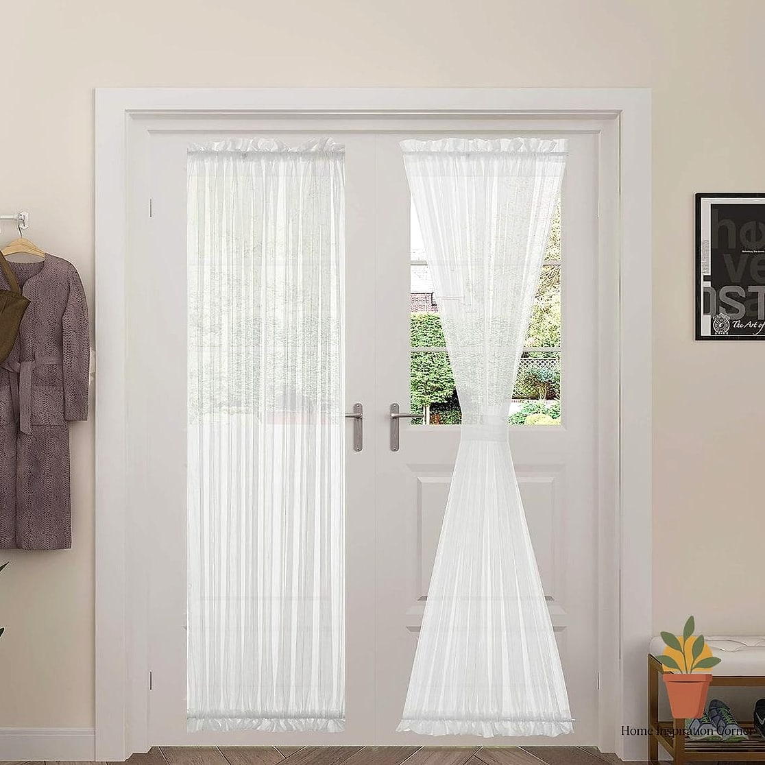 A Layered Curtain and Sheer Combo