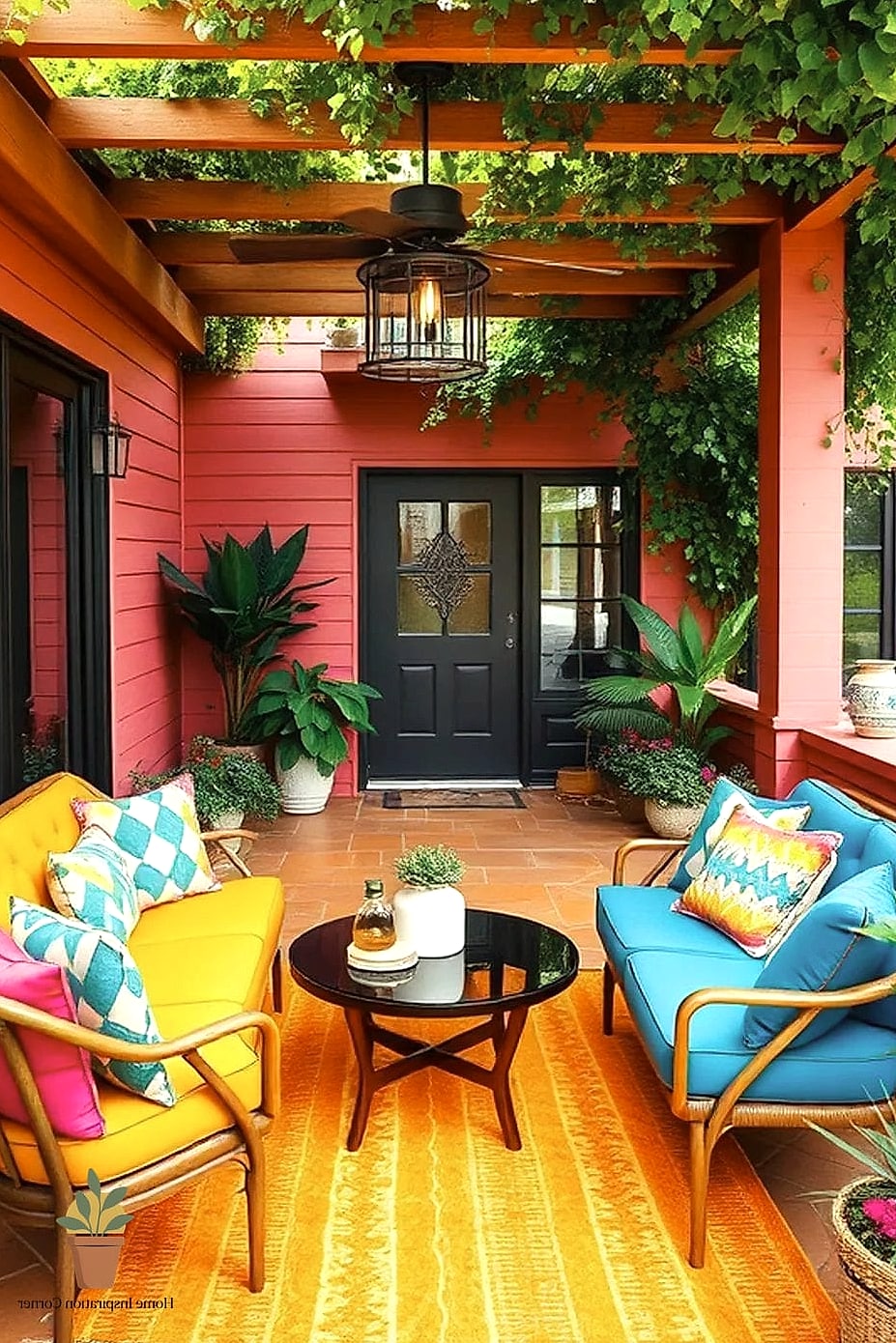 Layered Jewel-Tone Cushions