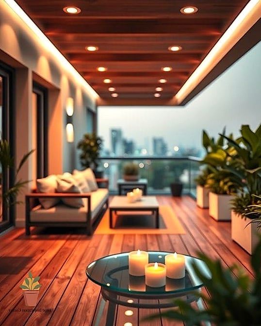 20 Balcony Poses Ideas That Will Transform Your Space 12 The Layered Lighting Setup