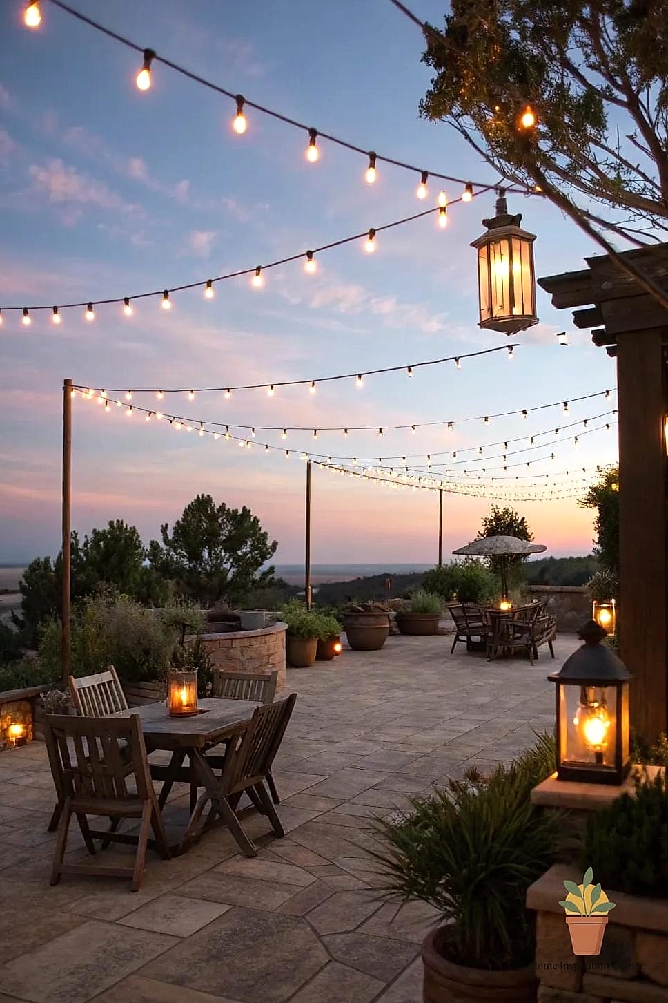 15 Patio Decorating Ideas Photos That Will Inspire Your Next Project 16 Layered Lighting for Evening Ambiance