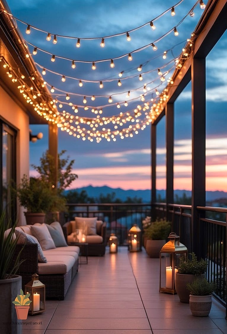 Layered Lighting for Evening Ambiance