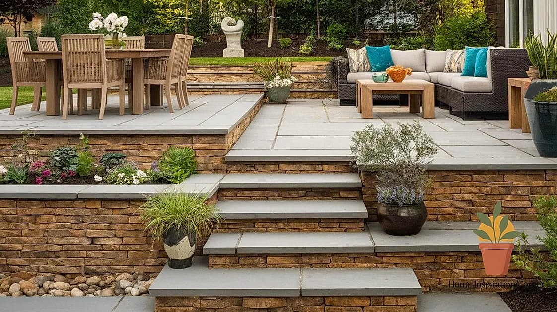 Layered Multi-Level Patio