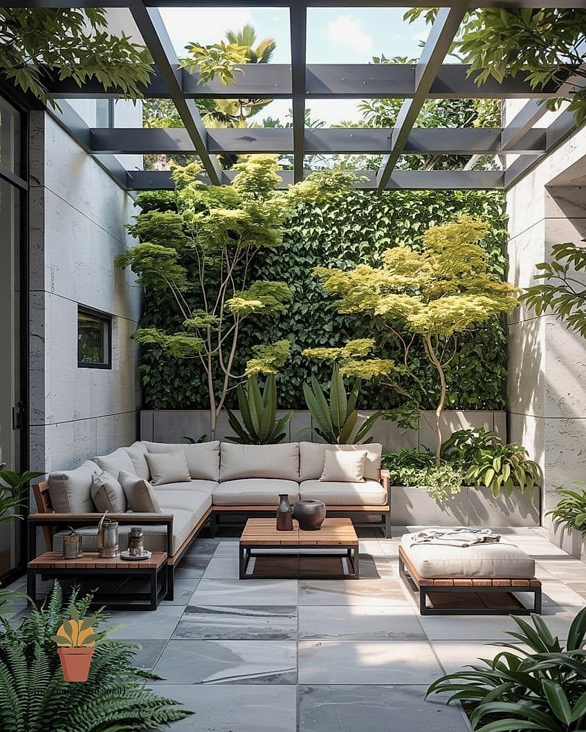 Layered Outdoor-Rated Rugs