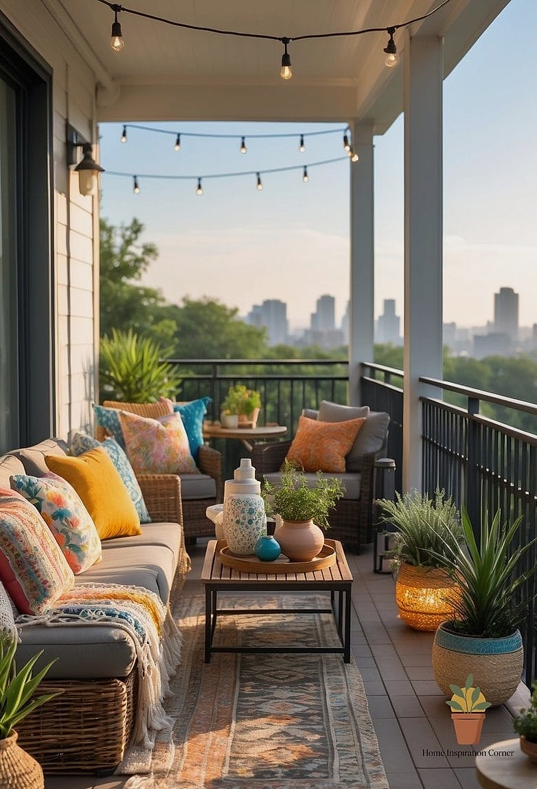 Layered Textiles and Throw Pillows
