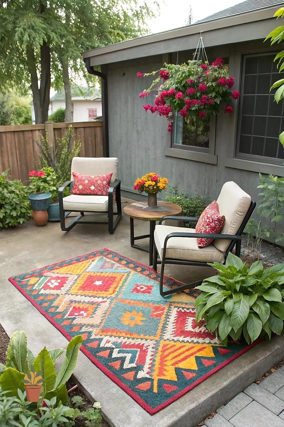 Layer in an Outdoor Rug