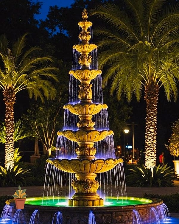 Lighted Water Features