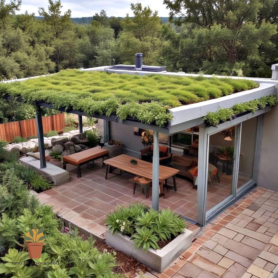 Living Green Roof Pergola