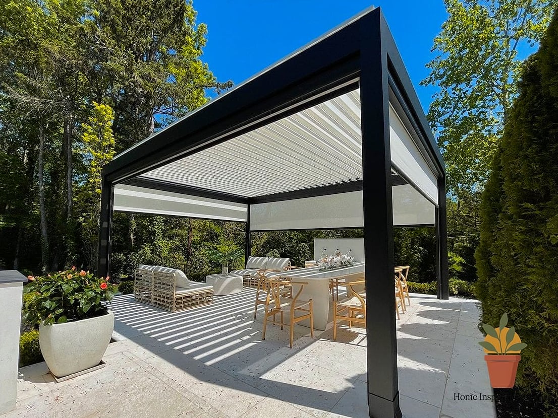 Louvered Roof Pergola