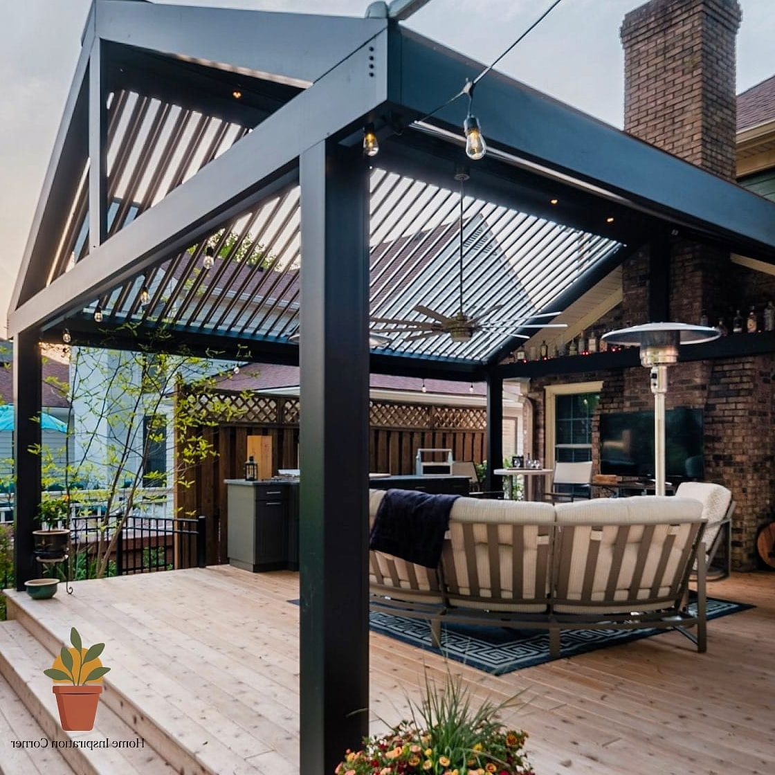 Louvered Roof Pergola