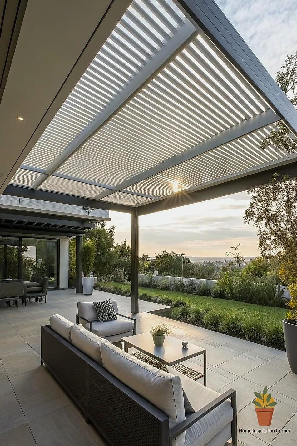 Louvered Roof Pergola Techado