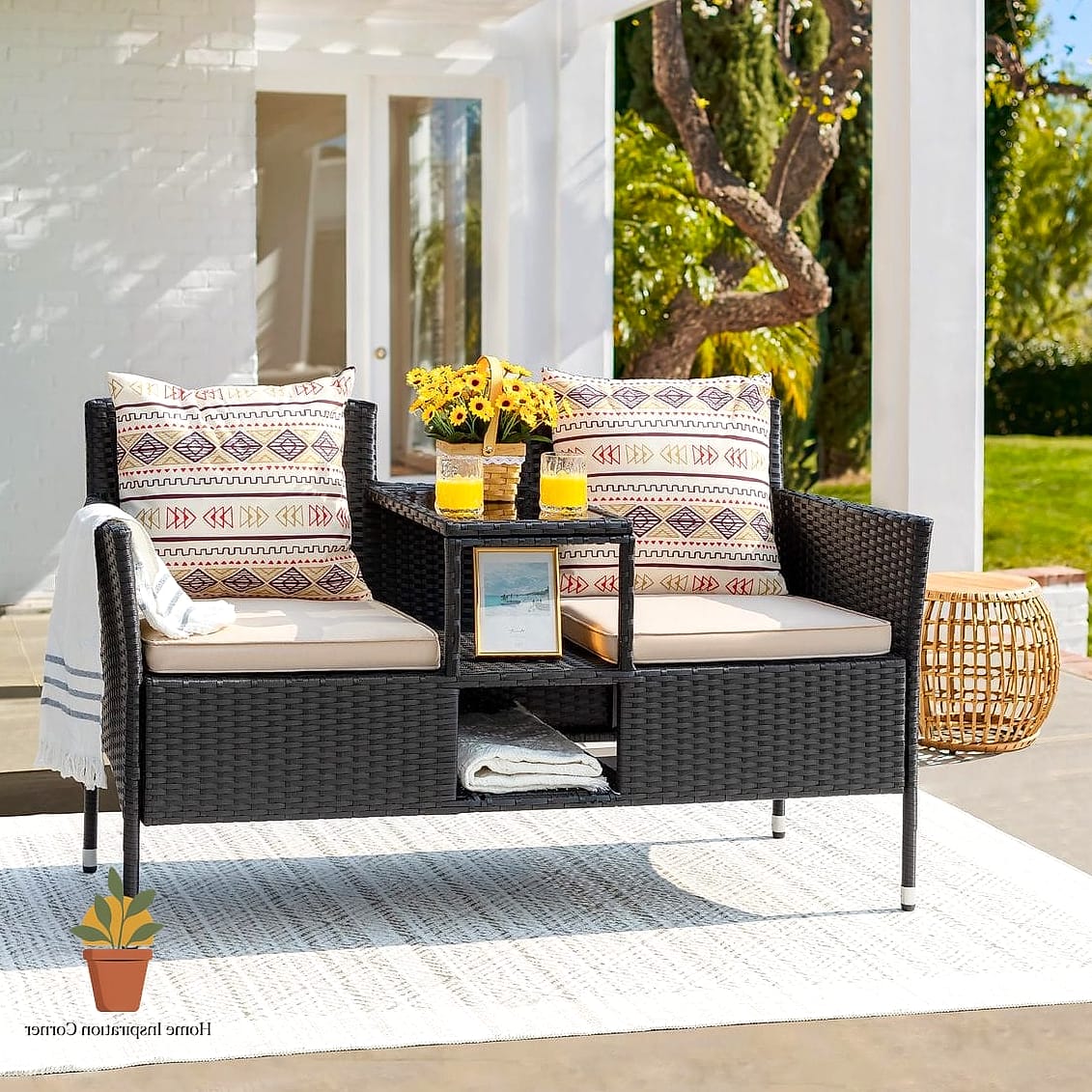 A Loveseat-Sized Outdoor Sofa
