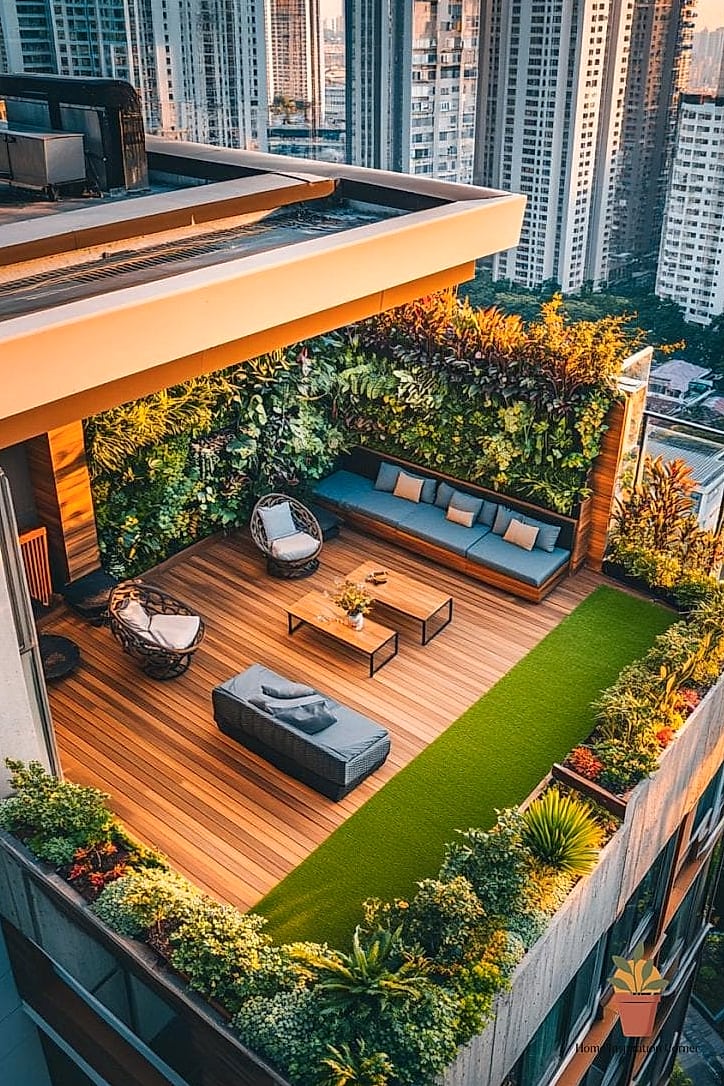7 Beautiful Roof Top Terrace Designs Inspiration Photos Worth Saving 8 Luxe Rooftop Entertaining Space