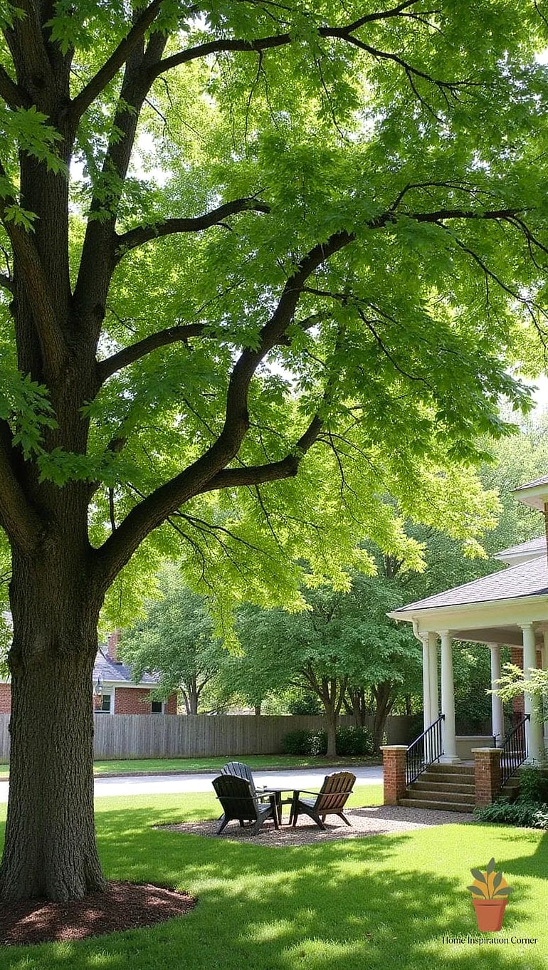 Mature Trees Strategically Placed