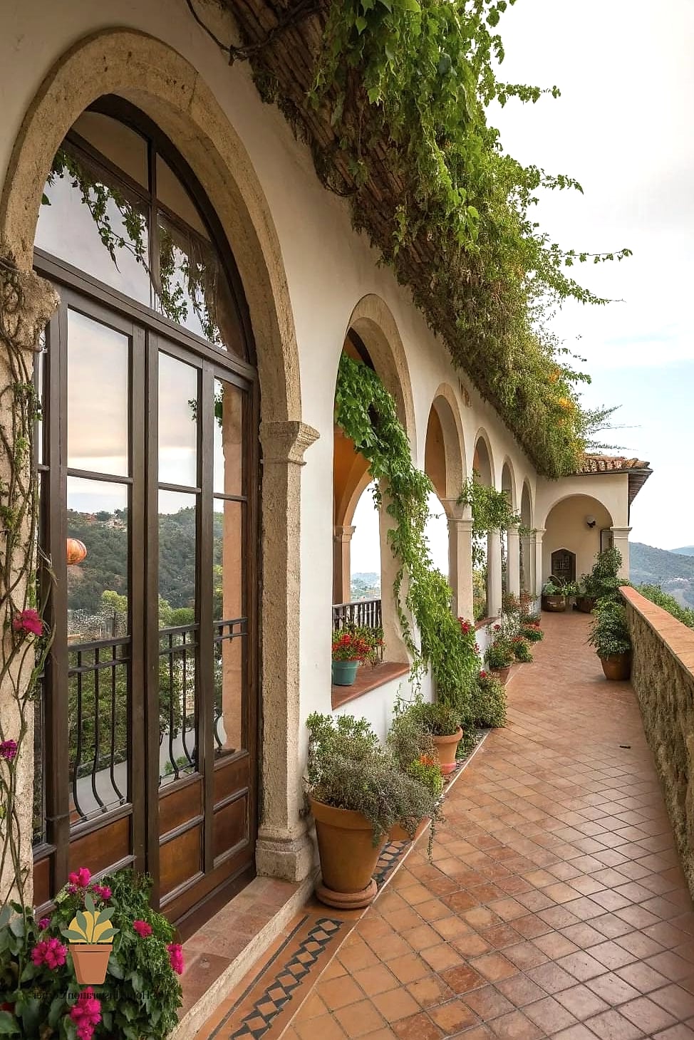 11 Balcony Design Exterior Inspiration Boards You'll Want to Copy 4 Mediterranean-Inspired Balcony with Terracotta Pots