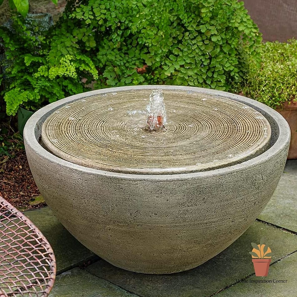 Millstone Fountains for a Vintage Look
