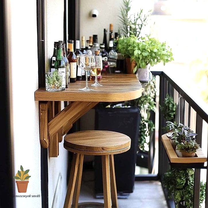 A Mini Bar Cart or Drink Station