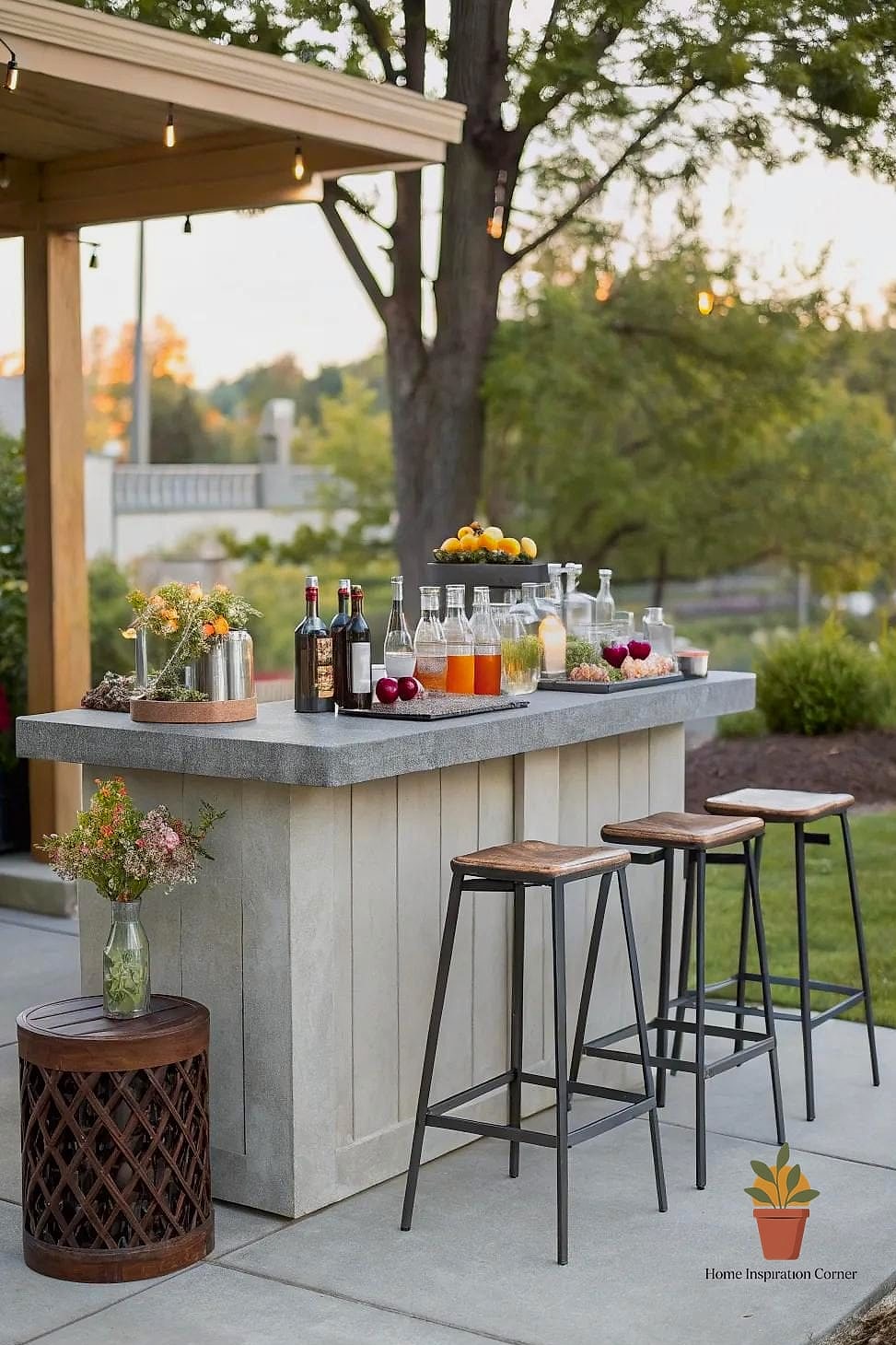 A Mini Bar Cart