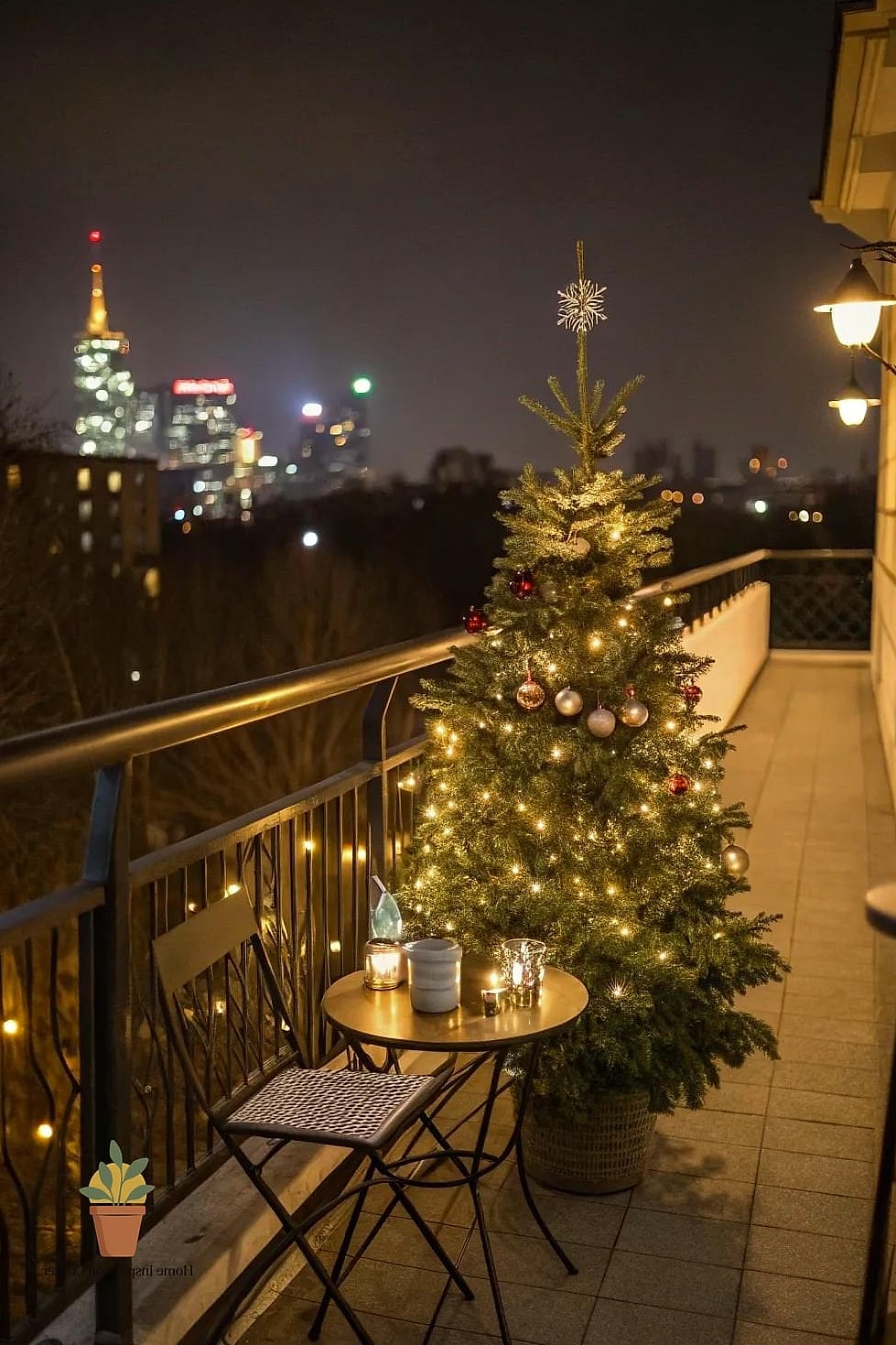 A Mini Christmas Tree in the Corner