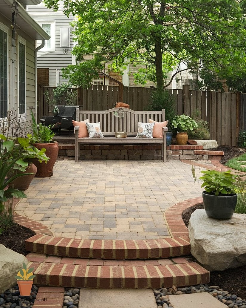 Mini Courtyard Paver Design