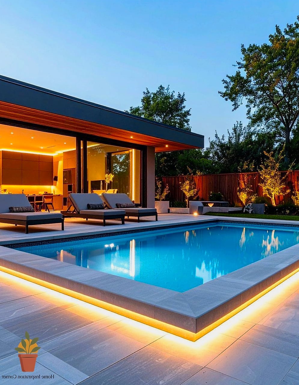 Minimalist Concrete Pool