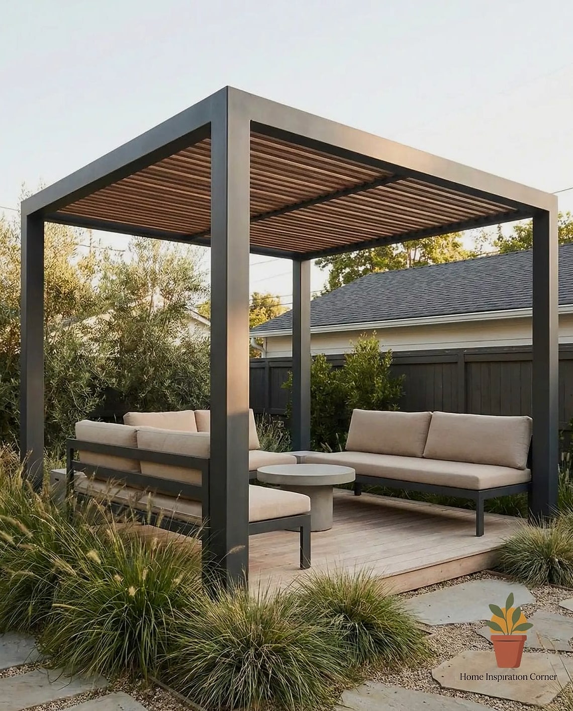 Minimalist Modern Cabana Gazebo
