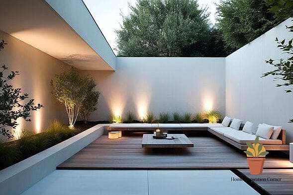 22 Backyard Inspiration Designs That Maximize Style and Function 16 Minimalist Modern Courtyard