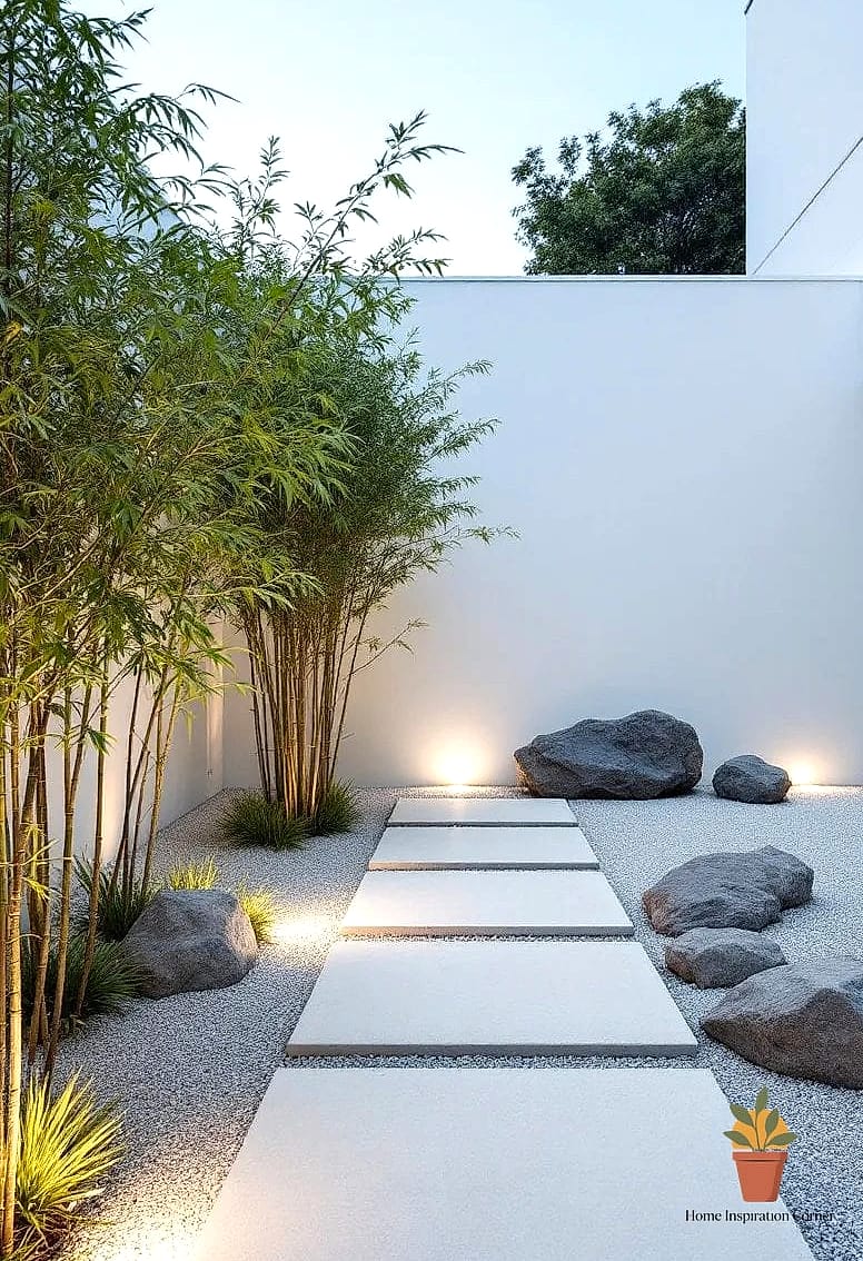 Minimalist Zen-Inspired Layout