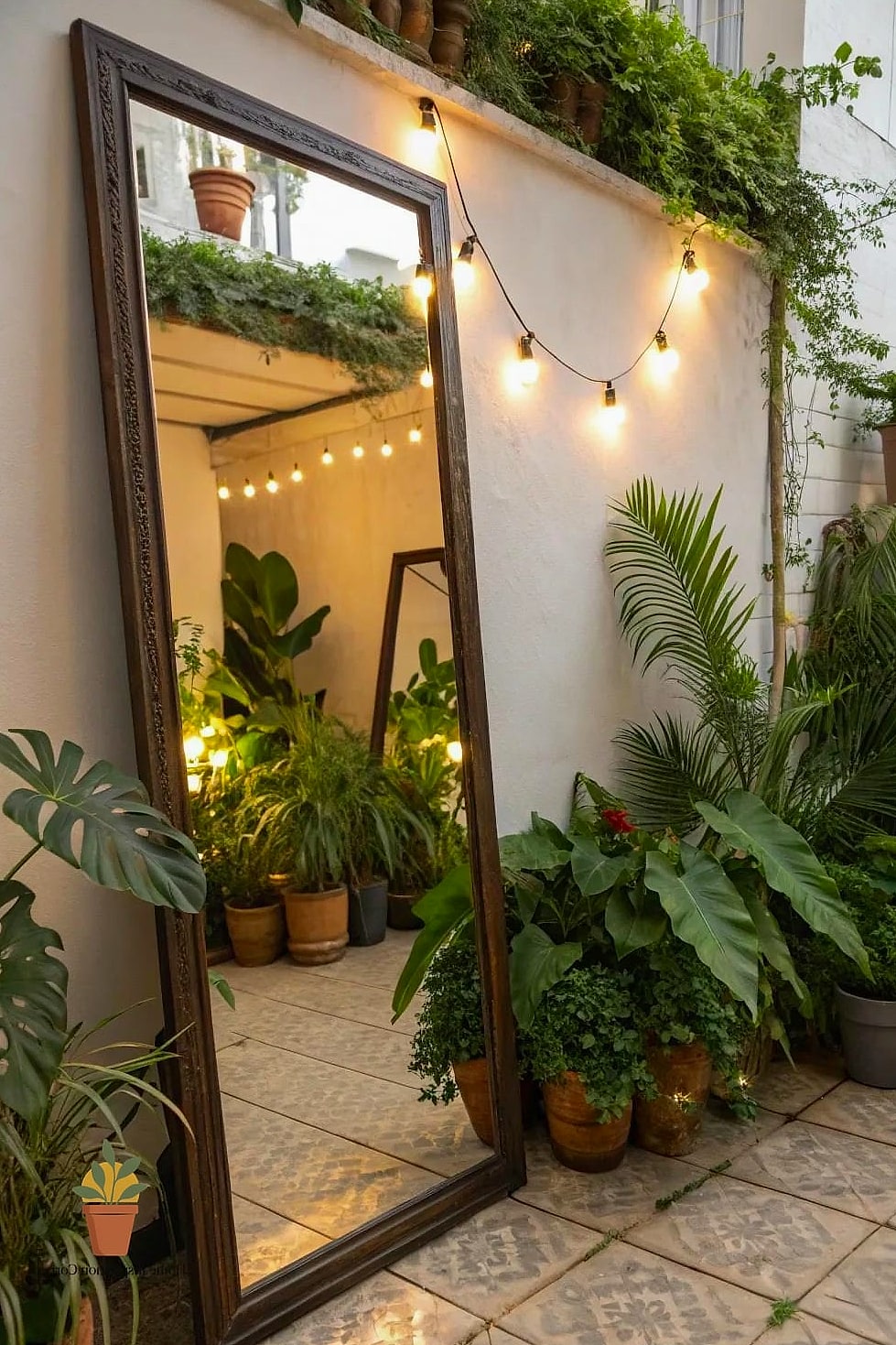 Mirrors to Visually Double the Space
