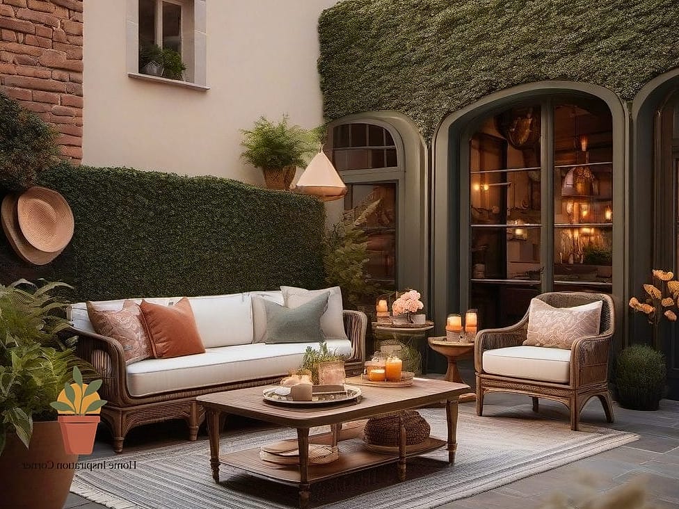 23 Cozy Terrace Ideas Ideas That Work in Any Size Home 22 Mismatched Vintage Furniture