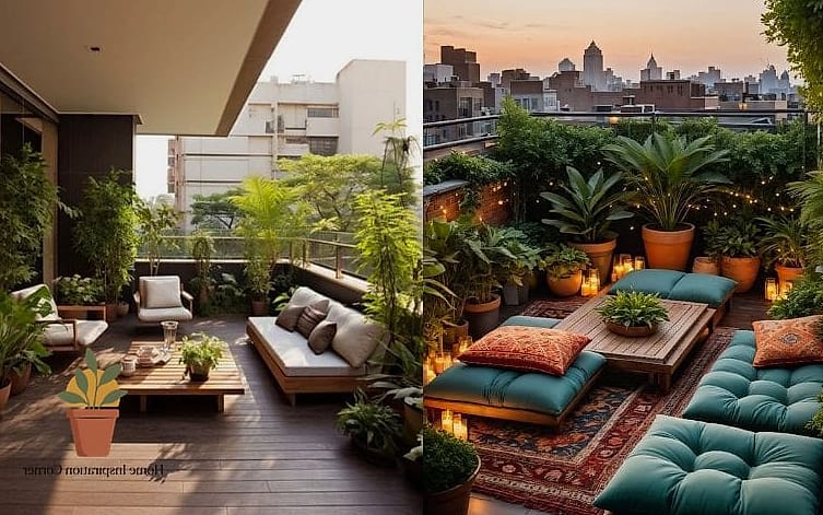 14 Terrace Seating Ideas Ideas Perfect for Every Home Style 6 Mixed-and-Matched Vintage Chairs
