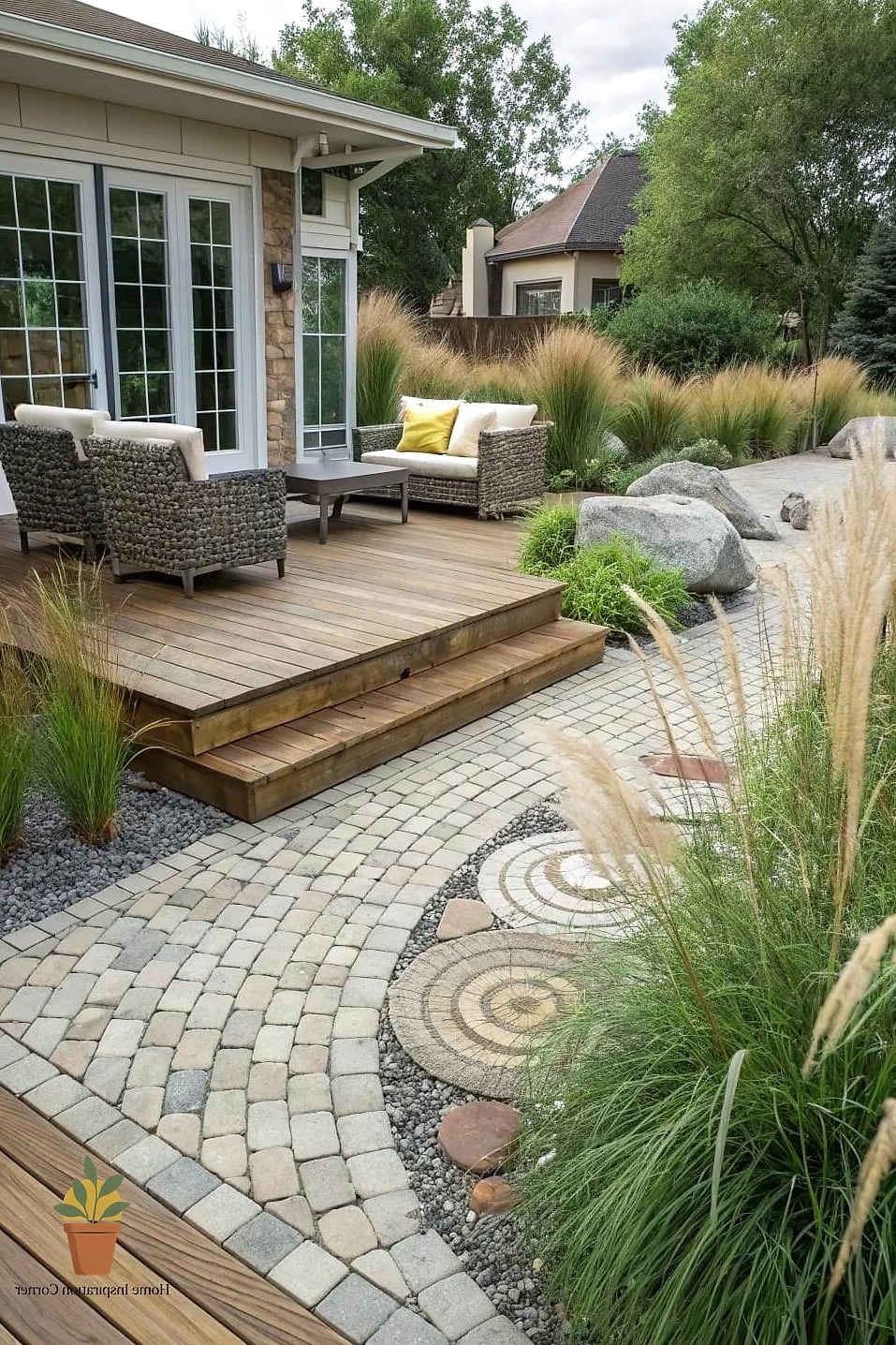 Mixed Material Flooring