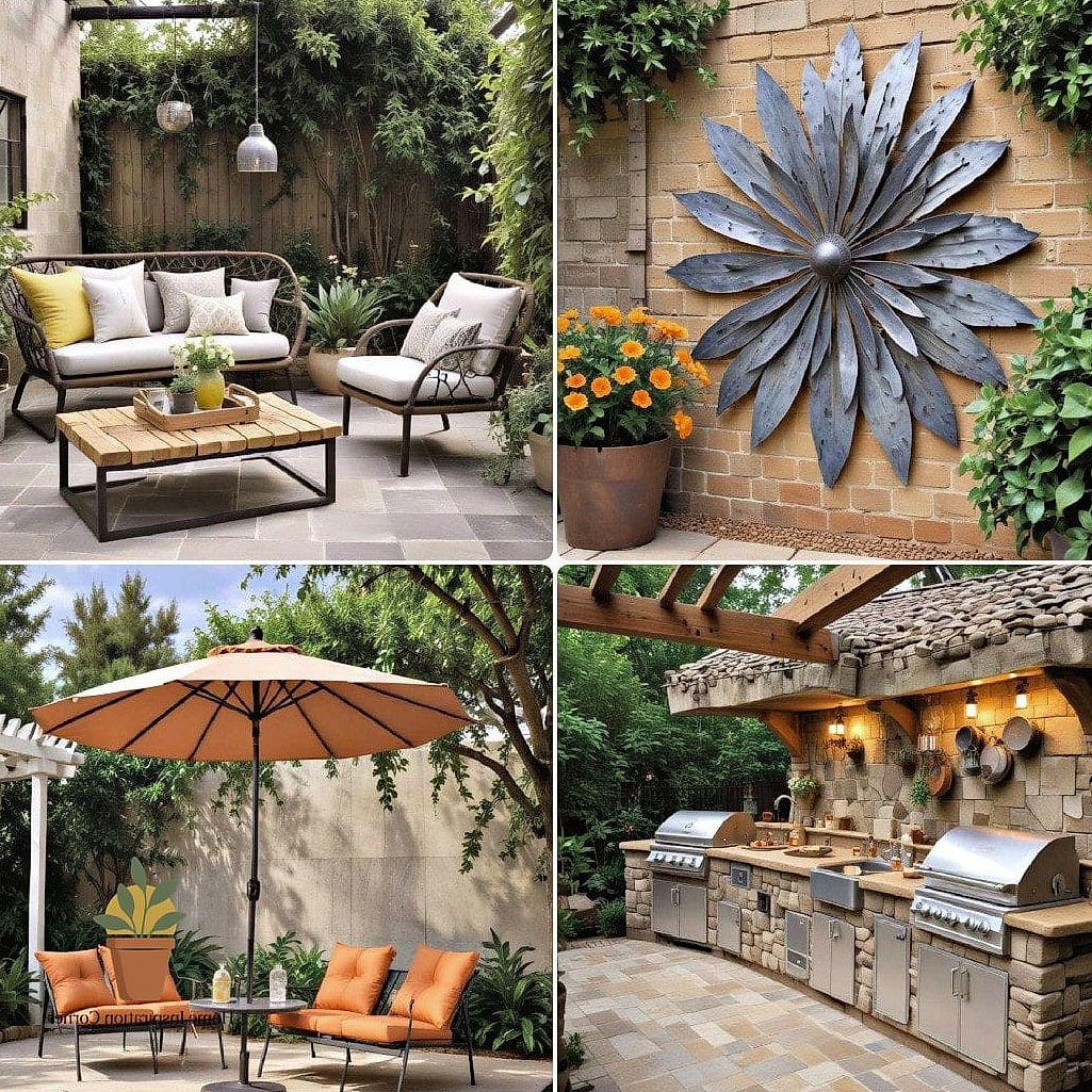 Mixed Metal Outdoor Furniture