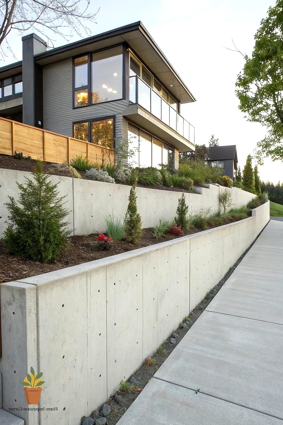 11 Backyard Retaining Walls Ideas That Will Transform Your Space 3 Modern Concrete Block Walls
