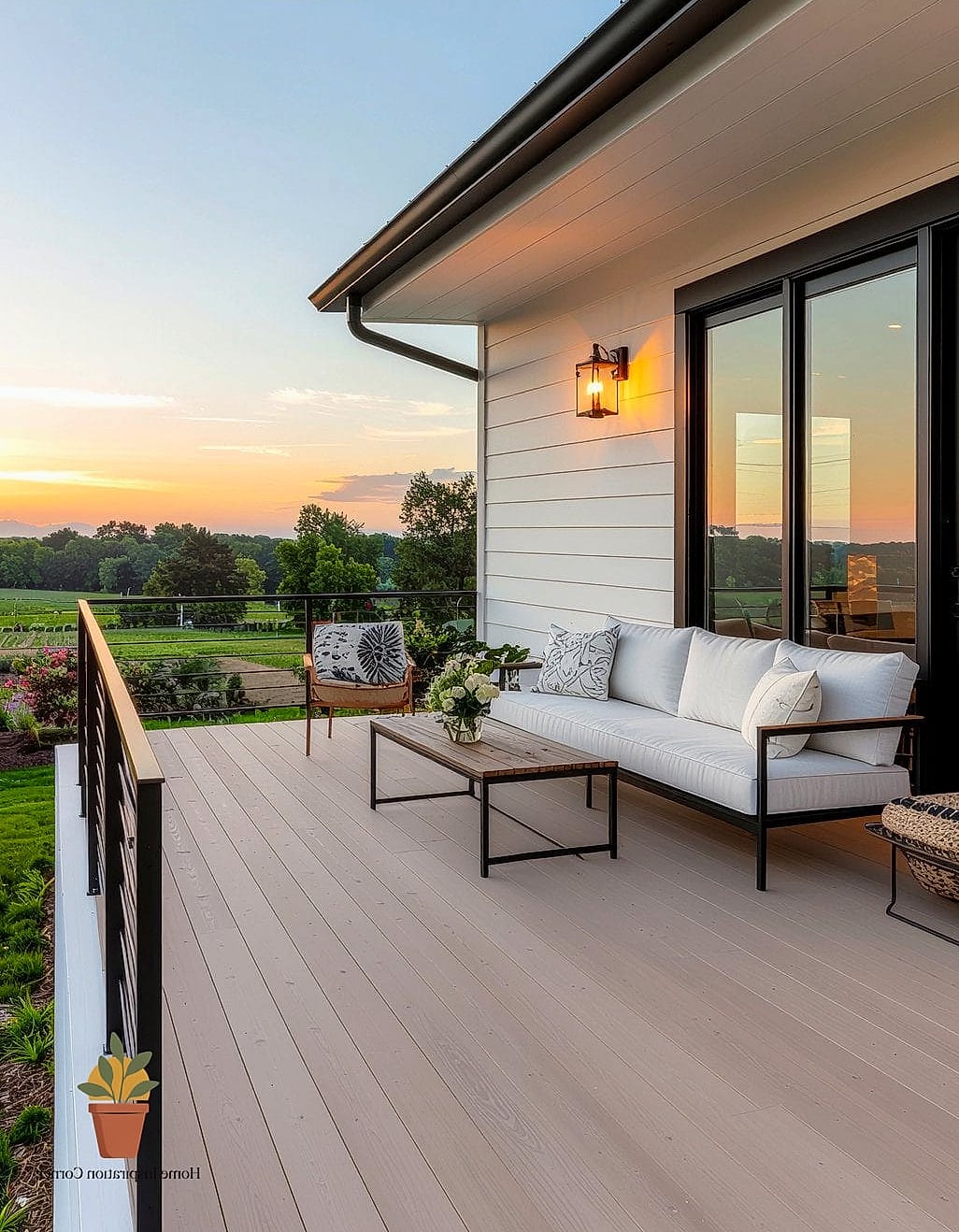 Modern Farmhouse Balcony
