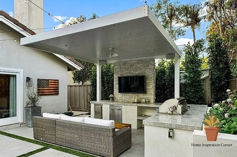 Modern Flat Roof Techado
