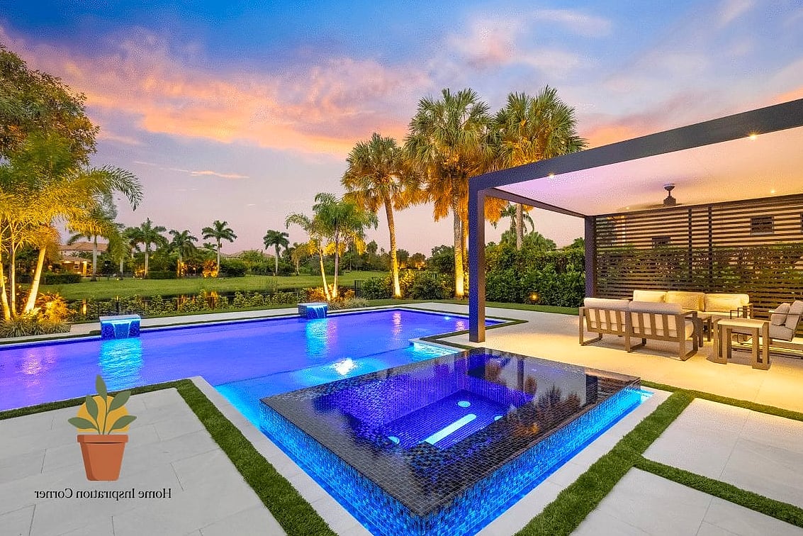 Modern Geometric Pool