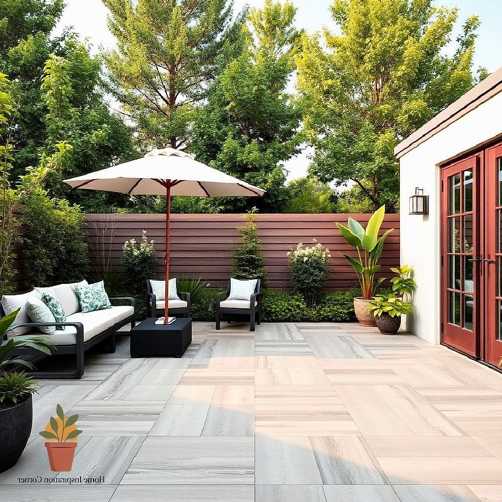 25 Patio Tiles Designs That Maximize Style and Function 22 Modern Linear Plank Tile