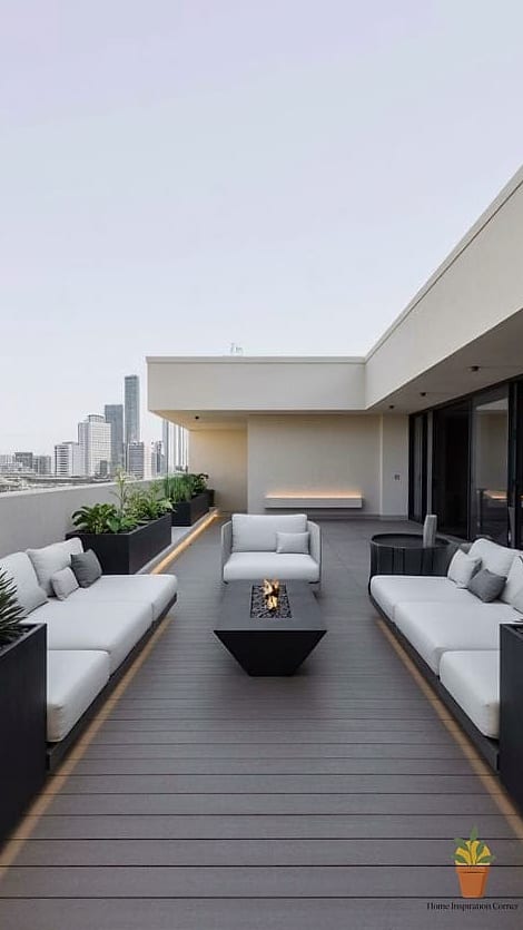 7 Beautiful Roof Top Terrace Designs Inspiration Photos Worth Saving 2 Modern Minimalist Rooftop Lounge