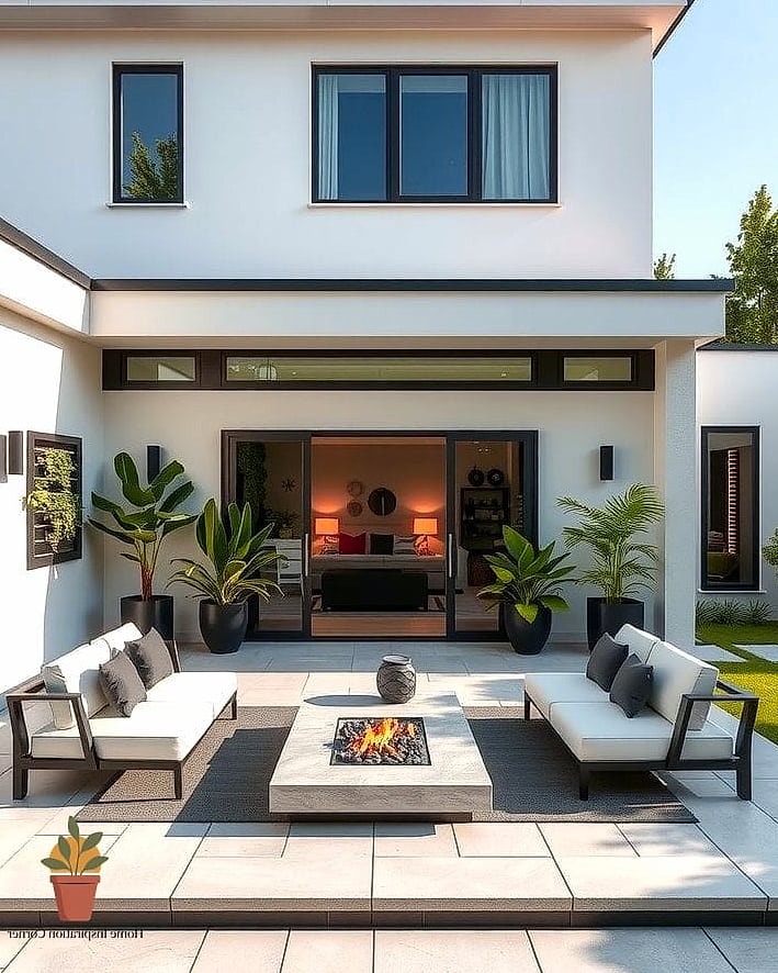 Modern Minimalist Slab Patio
