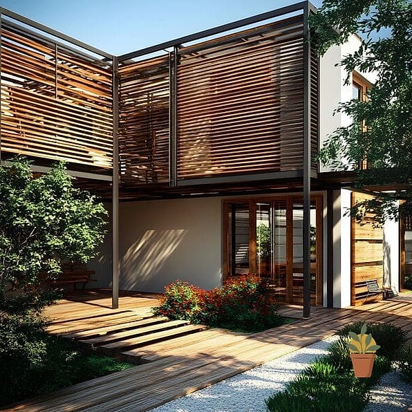 Modern Minimalist Terrace with Clean Lines