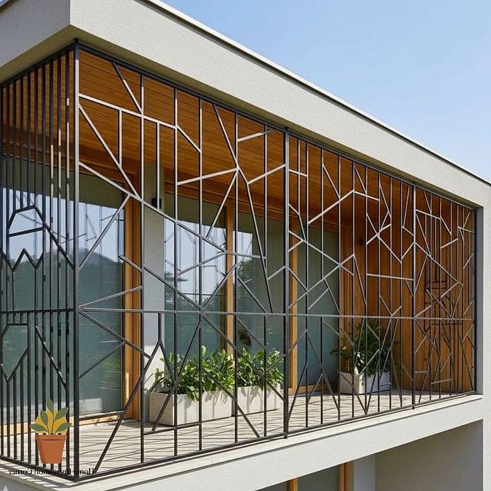 Modern Perforated Metal Panels
