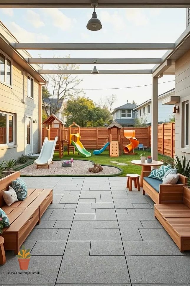 Modern Playhouse with Clean Lines