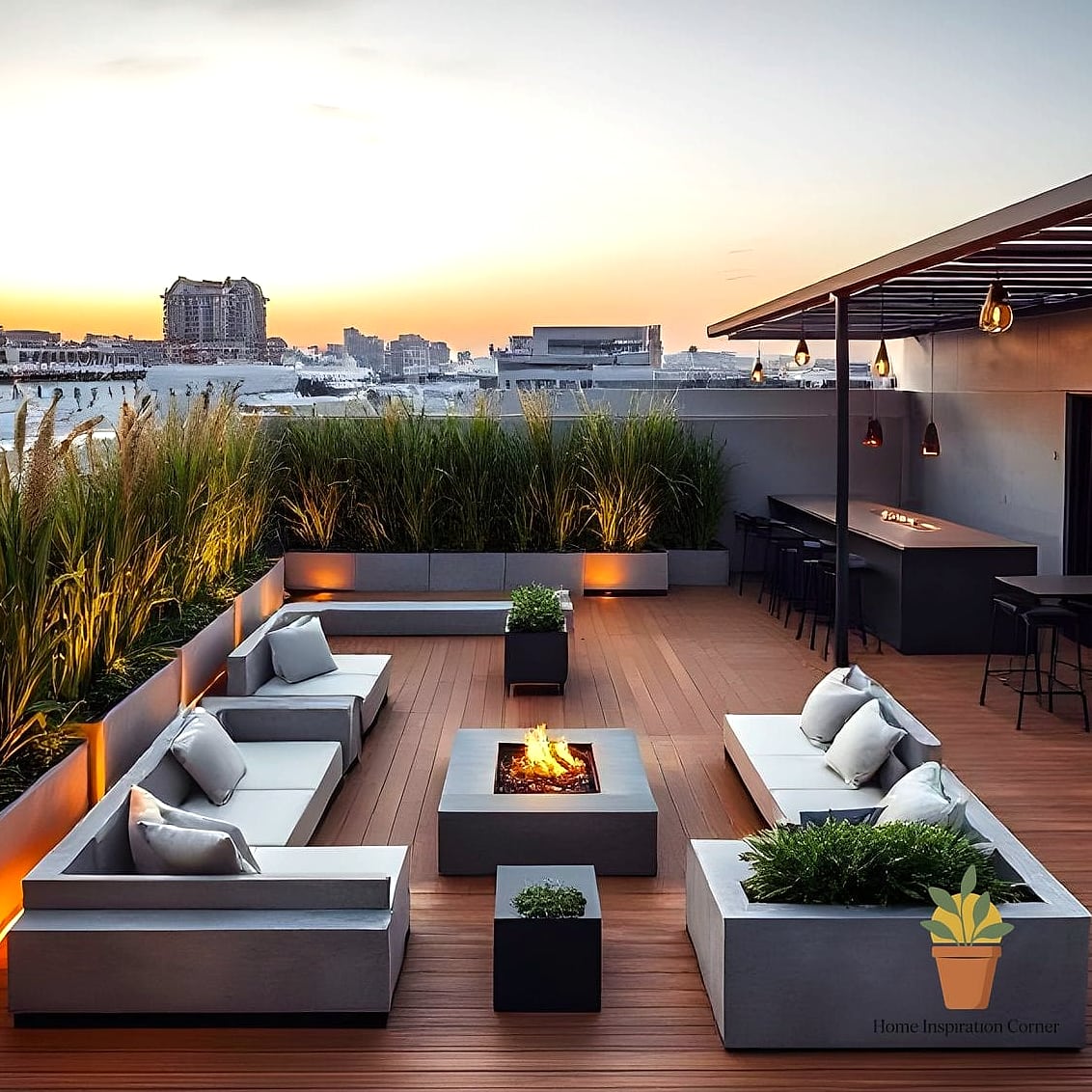 Modular Outdoor Sectionals for Lounging