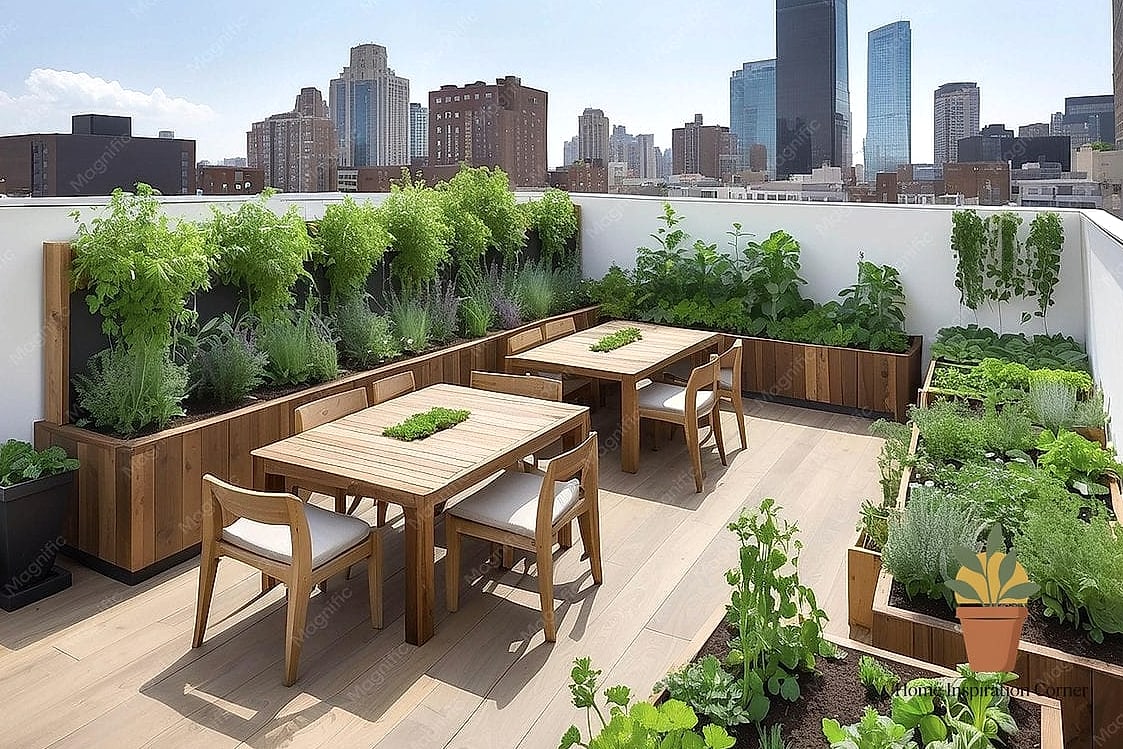 Modular Planter Boxes That Double as Bench Seating