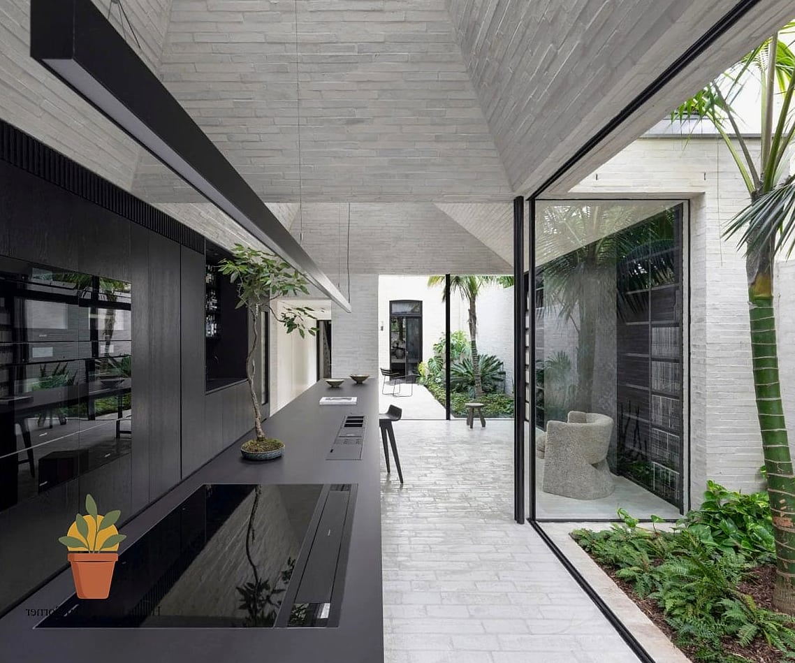 19 Terrace Interior Design Photos That Will Inspire Your Next Project 12 Monochrome Black and White Terrace